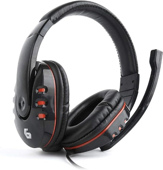 Gaming Headphone, Trending 3.5mm Music Headphone with Microphone For PS4 Play Station 4 Game and PC Gaming.